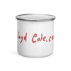 Enamel Mug w/ LloydCole.com Logo