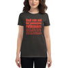 Women's Rattlesnakes text t-shirt